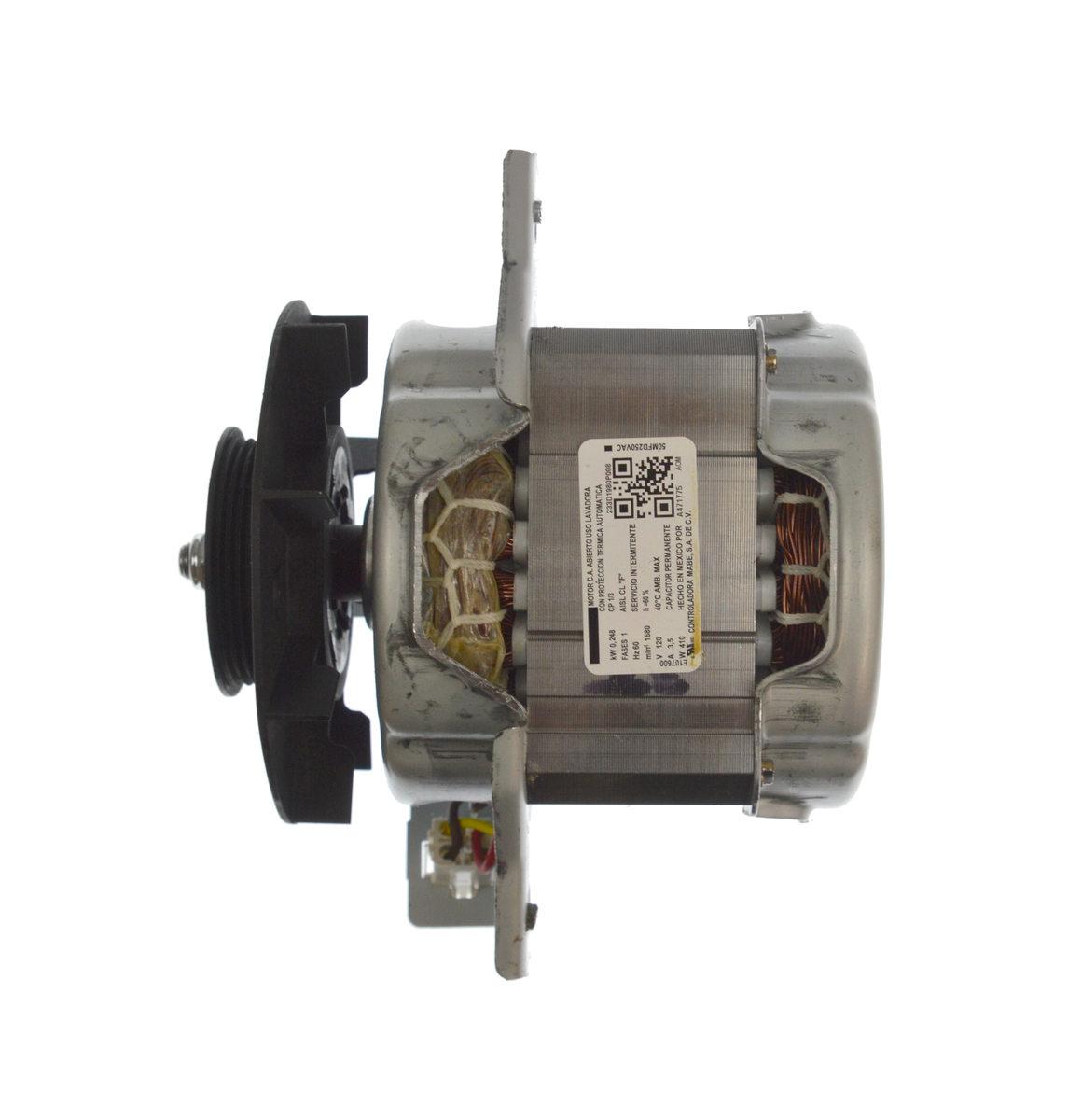 WW03A00241 - Genuine OEM GE Top Load Washer Drive Motor With Pulley